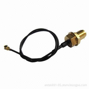 Coaxial Cable Assembly with Bulkhead SMA-K to IPEX Male Connector